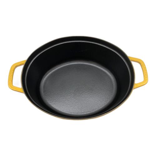 LE CREUSET (ルクルーゼ) 両手鍋 SIZE 31 イエロー