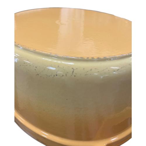 LE CREUSET (ルクルーゼ) 両手鍋 SIZE 31 イエロー