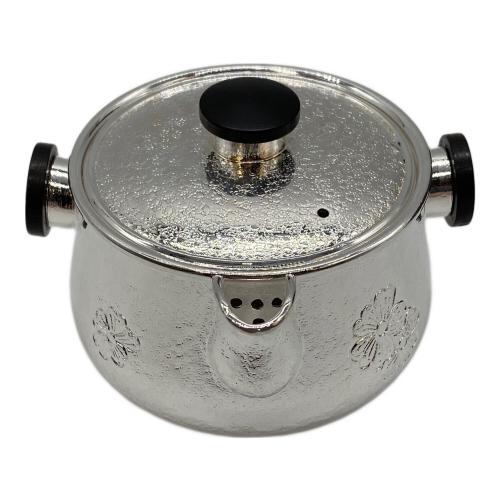 異形急須 純銀製