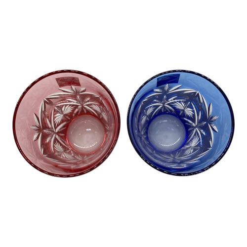 KAGAMI CRYSTAL 切子ペアグラス 江戸切子