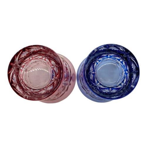 KAGAMI CRYSTAL 切子ペアグラス 江戸切子