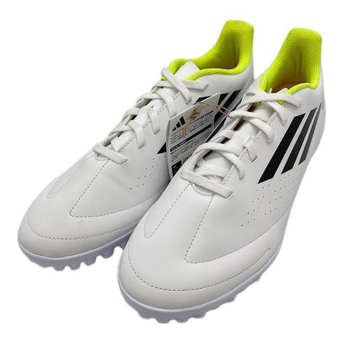adidas (アディダス) サッカースパイク JP5637 2025年発売モデル 対応グラウンド人工芝【アディダス デポルティーボ III TF】 メンズ SIZE 28.5cm ホワイト×ネオングリーン
