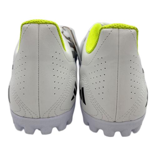 adidas (アディダス) サッカースパイク JP5637 2025年発売モデル 対応グラウンド人工芝【アディダス デポルティーボ III TF】 メンズ SIZE 28.5cm ホワイト×ネオングリーン
