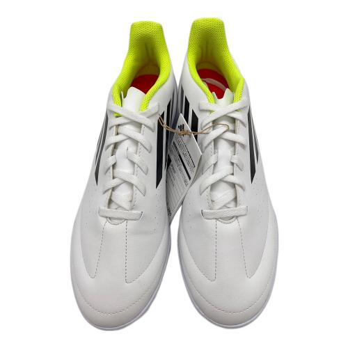 adidas (アディダス) サッカースパイク JP5637 2025年発売モデル 対応グラウンド人工芝【アディダス デポルティーボ III TF】 メンズ SIZE 28.5cm ホワイト×ネオングリーン