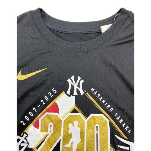 読売ジャイアンツ (ヨミウリジャイアンツ) 200勝 記念Tシャツ 田中将大 日米通算200勝 2025年 ・・087 メンズ SIZE L (US M) ブラック