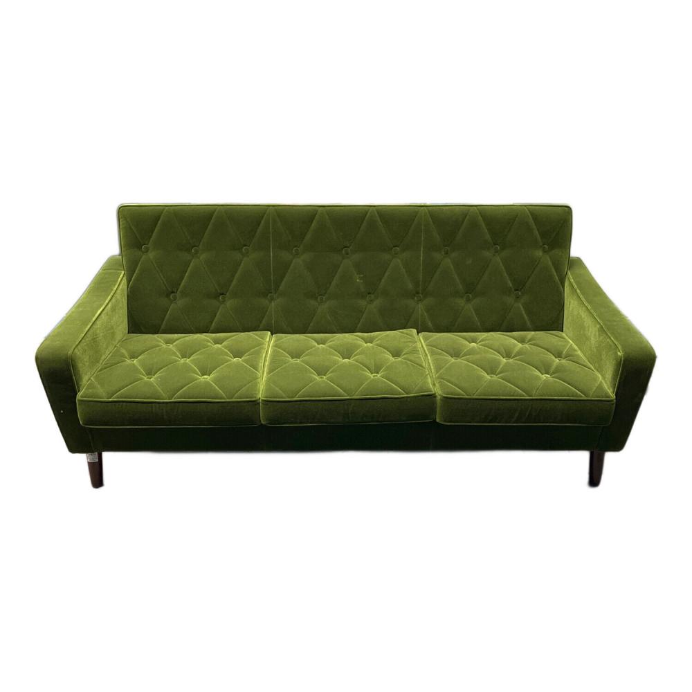 カリモク60 (カリモクロクマル) 3人掛けソファーモケットグリーン