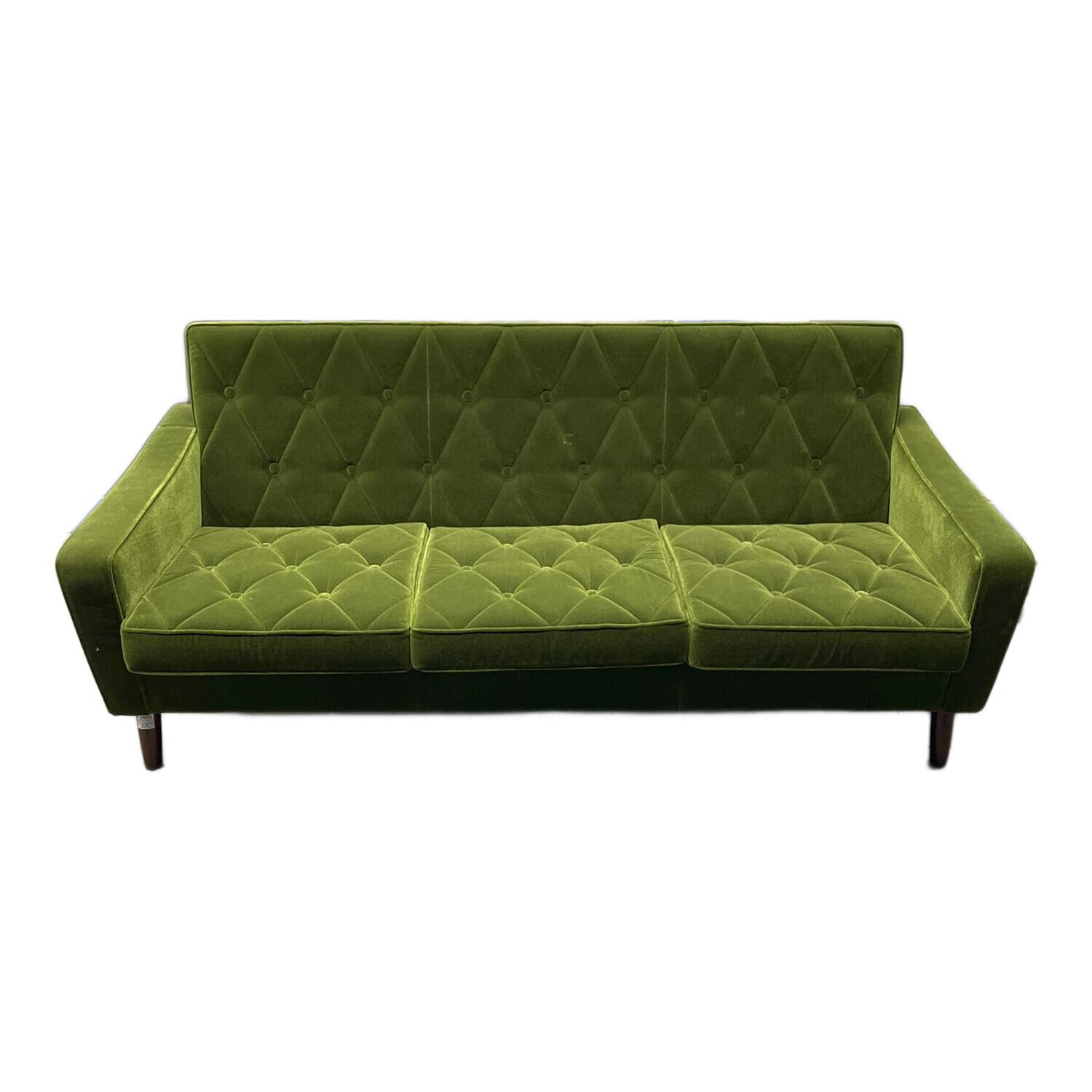 カリモク60 (カリモクロクマル) 3人掛けソファーモケットグリーン