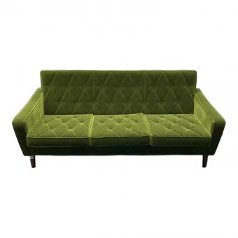 カリモク60 (カリモクロクマル) 3人掛けソファーモケットグリーン ロビーチェア