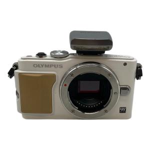 OLYMPUS (オリンパス) ミラーレス一眼カメラ E-PL5 持ち手部分劣化・液晶キズ有