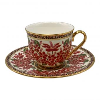 ブランベンジャロン工房 カップ&ソーサー プルメリアレッド