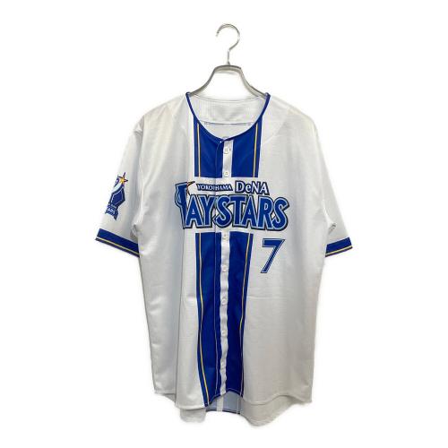 横浜DeNAベイスターズ (ヨコハマディーエヌエーベイスターズ) NPB レプリカユニフォーム 佐野恵太 背番号7 2026年現行商品 ハイクオリティユニフォーム HOME ℩ メンズ SIZE L ホワイト