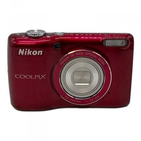 Nikon COOLPIX L26 レッド 稼働品 コンパクトデジカメ 電池付き Nikon (ニコン) コンパクトデジタルカメラ COOLPIX L26｜トレファクONLINE