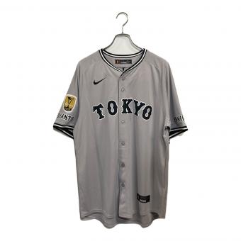 読売ジャイアンツ (ヨミウリジャイアンツ) NPB レプリカユニフォーム 門脇誠 背番号5【2024 ビジター セ・リーグ チャンピオン・エンブレム レプリカ ユニホーム】 メンズ SIZE LL (US L) グレー