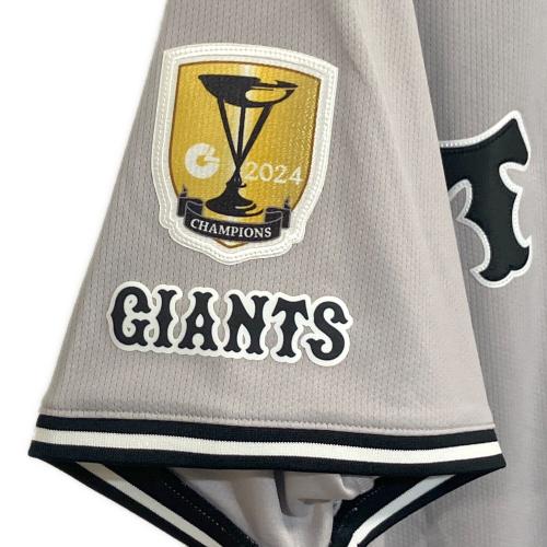 読売ジャイアンツ (ヨミウリジャイアンツ) NPB レプリカユニフォーム 門脇誠 背番号5【2024 ビジター セ・リーグ チャンピオン・エンブレム レプリカ ユニホーム】 メンズ SIZE LL (US L) グレー