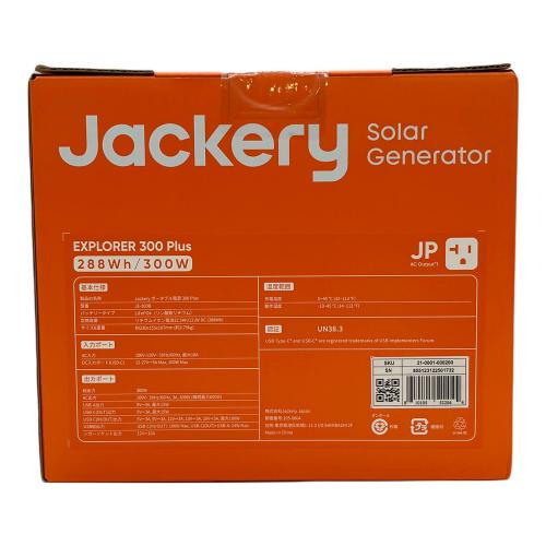 Jackery (ジャクリ) ポータブル電源 EXPLORER 300 Plus