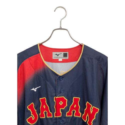 侍ジャパン (サムライジャパン) WBC レプリカユニフォーム 大谷翔平 12JRMJ9301 背番号16【2026 侍ジャパン レプリカユニフォーム ビジター】 メンズ SIZE L ネイビー×レッド