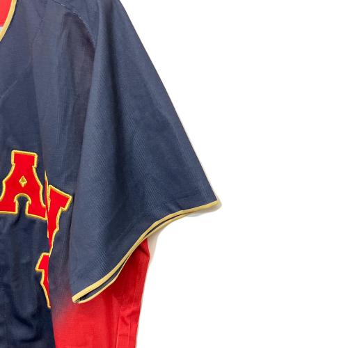 侍ジャパン (サムライジャパン) WBC レプリカユニフォーム 大谷翔平 12JRMJ9301 背番号16【2026 侍ジャパン レプリカユニフォーム ビジター】 メンズ SIZE L ネイビー×レッド