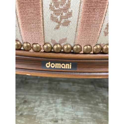DOMANI (ドマニ) 3人掛けソファー ブラウン×ホワイト LOUIS XV