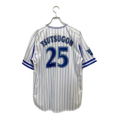 横浜DeNAベイスターズ (ヨコハマディーエヌエーベイスターズ) NPB レプリカユニフォーム 筒香嘉智 背番号25 2015 ホーム メンズ SIZE L ホワイト×ブルー