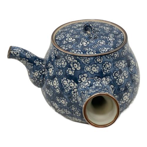 加藤利昌 (カトウトシマサ) 茶器揃 染付梅小紋 京焼 平安