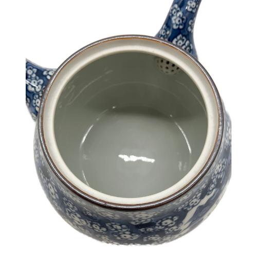 加藤利昌 (カトウトシマサ) 茶器揃 染付梅小紋 京焼 平安