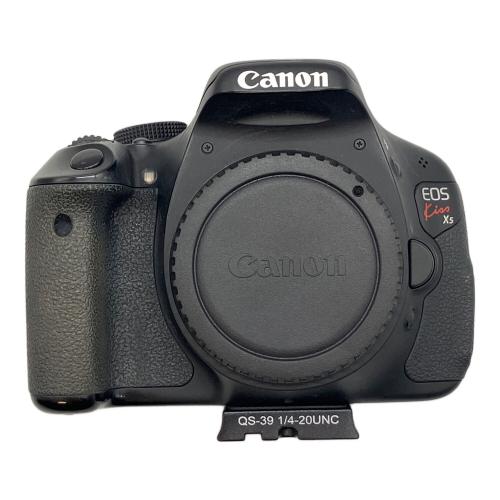 CANON (キヤノン) デジタル一眼レフカメラ EOS KISS X5 液晶キズ有