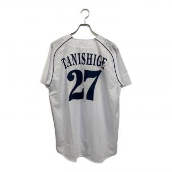 中日ドラゴンズ (チュウニチドラゴンズ) NPB レプリカユニフォーム 谷重元信 2012-2013年モデル メンズ SIZE Free ホワイト×ブルー