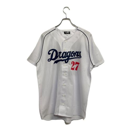 中日ドラゴンズ (チュウニチドラゴンズ) NPB レプリカユニフォーム 谷重元信 2012-2013年モデル メンズ SIZE Free ホワイト×ブルー