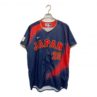 侍ジャパン (サムライジャパン) WBC レプリカユニフォーム 周東右京 12JRMJ9323 背番号20【2026 侍ジャパン レプリカユニフォーム ビジター】 メンズ SIZE L ネイビー
