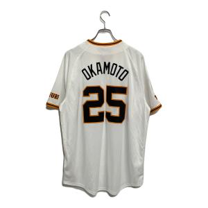 読売ジャイアンツ (ヨミウリジャイアンツ) NPB レプリカユニフォーム 岡本和馬 TGLM-07Z8 背番号25【2024 セ・リーグ チャンピオン・エンブレム レプリカ ユニホーム】 メンズ SIZE LL (US L) ホワイト