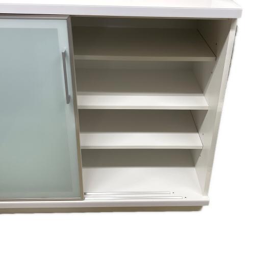 古賀家具 (コガカグ) キッチンカウンター 幅122cm ホワイト フィルミア
