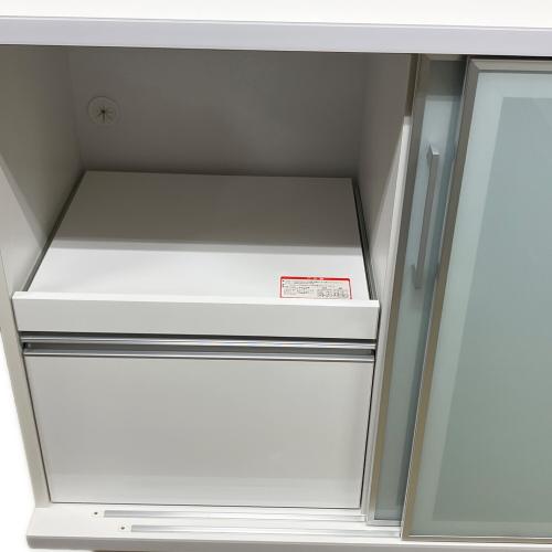 古賀家具 (コガカグ) キッチンカウンター 幅122cm ホワイト フィルミア