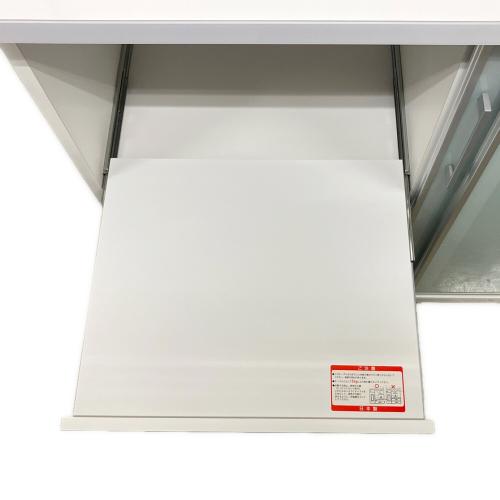 古賀家具 (コガカグ) キッチンカウンター 幅122cm ホワイト フィルミア