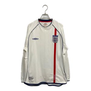 イングランド代表 (イングランドダイヒョウ) '00s サッカー レプリカユニフォーム 2002年ユニフォーム メンズ SIZE L (GB M) ホワイト