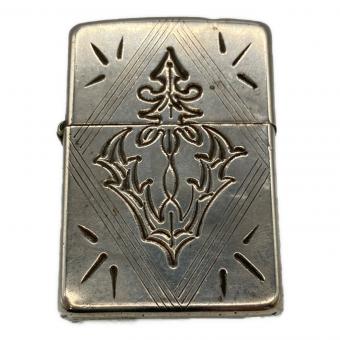 ZIPPO (ジッポ) スターリングシルバー オイルライター 1996年製造 手掘り風デザイン