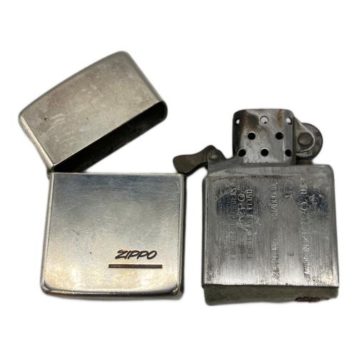 ZIPPO (ジッポ) スターリングシルバー オイルライター 1989年9月製造