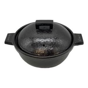 長谷園 (ナガタニエン) 蒸し器 CK-24 伊賀焼窯元 ブラック
