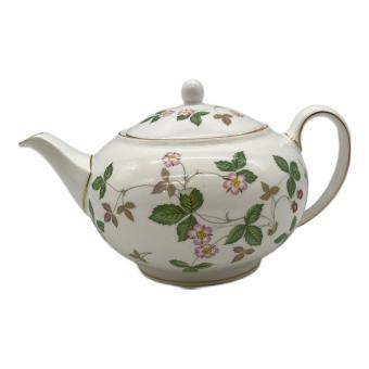 Wedgwood (ウェッジウッド) ティーポット 金縁カスレ有 ワイルドストロベリー