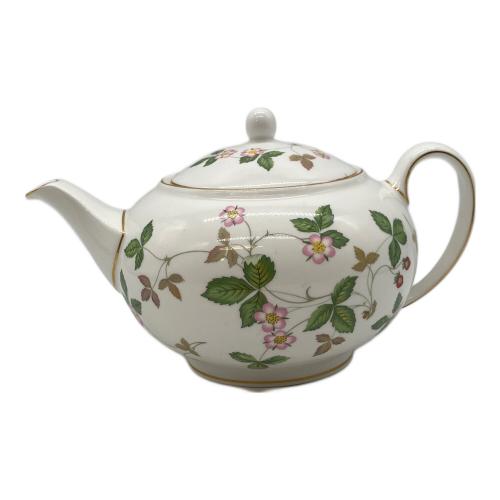 Wedgwood (ウェッジウッド) ティーポット 金縁カスレ有 ワイルドストロベリー