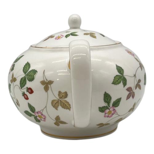 Wedgwood (ウェッジウッド) ティーポット 金縁カスレ有 ワイルドストロベリー