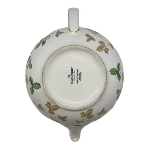Wedgwood (ウェッジウッド) ティーポット 金縁カスレ有 ワイルドストロベリー