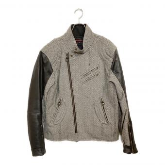 HONDA (ホンダ) ツイードライダースジャケット OSYEX-W3Z @MS メンズ SIZE 3L グレー