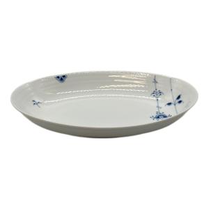 ROYAL COPENHAGEN (ロイヤル・コペンハーゲン) オーバルプレート 27㎝. ブルーパルメッテ