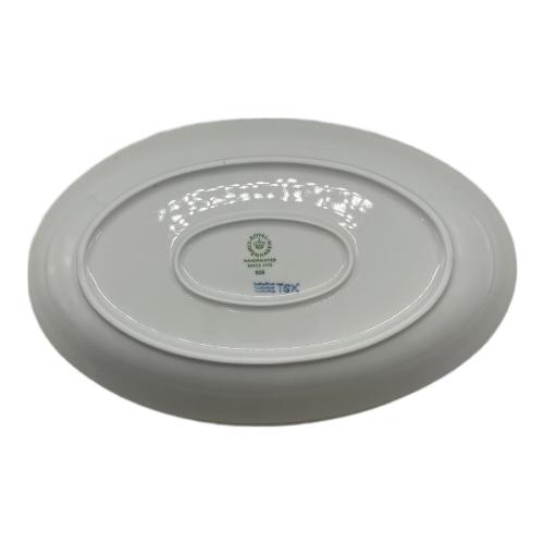 ROYAL COPENHAGEN (ロイヤル・コペンハーゲン) オーバルプレート 27㎝. ブルーパルメッテ