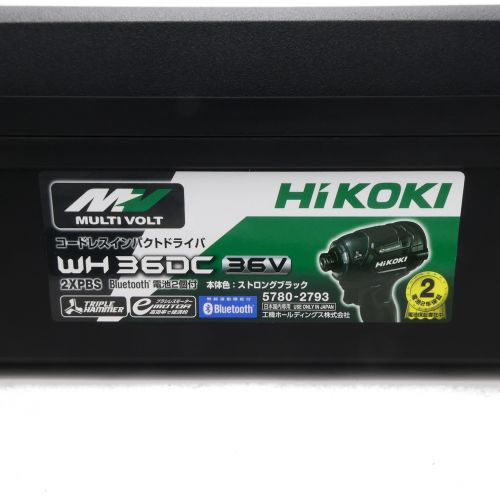 HiKOKI(ハイコーキ) 36Vインパクトドライバ ストロングブラック 当店
