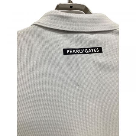 PEARLY GATES (パーリーゲイツ) ゴルフウェア(トップス) レディース SIZE M ホワイト ポロシャツ 055-2160502