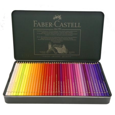 FABER-CASTELL (ファーバーカステル) ポリクロモス色鉛筆 120色 缶入り #110011