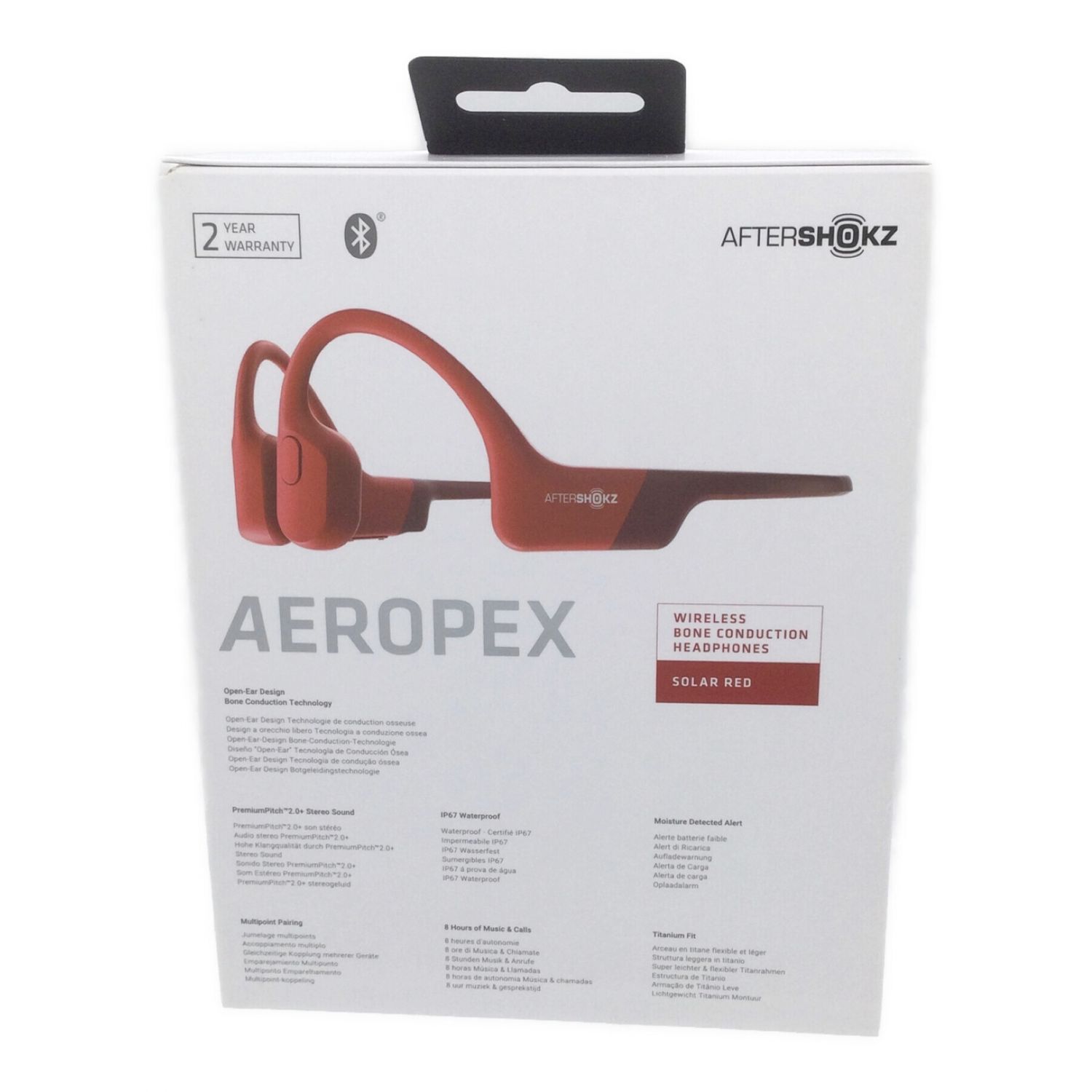 新品、未開封　アフターショックス AfterShokz Aeropexオーディオ機器