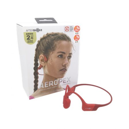 AfterShokz (アフターショックス) AEROPEX Solar Red AS800 骨伝導イヤホン｜トレファクONLINE