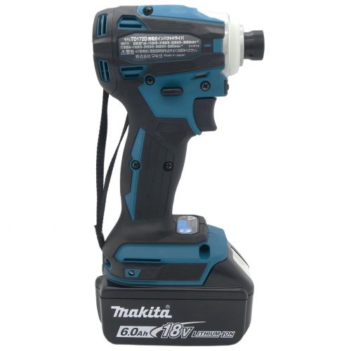 MAKITA (マキタ) 充電式インパクトドライバー TD172DRGX 青